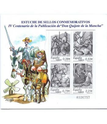 4161 Don Quijote. Estuche conmemorativo.