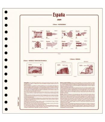 FILOBER sellos ESPAÑA 2014 1ª parte montado con estuches