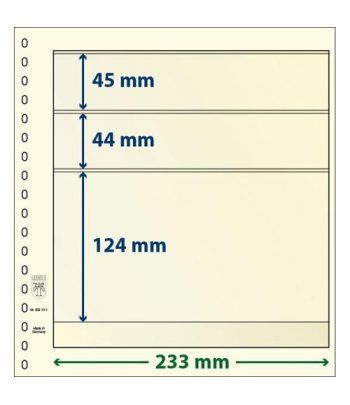 LINDNER Hojas clasificadoras T-Blanko 802311 Paquete de 10