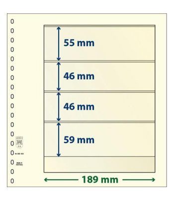 LINDNER Hojas clasificadoras T-Blanko 802404