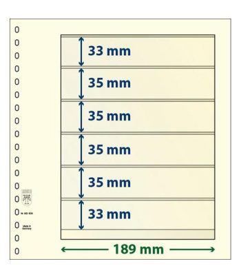 LINDNER Hojas clasificadoras T-Blanko 802606 Paquete de 10