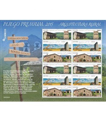 Pliego Premium año 2015 nº 28 Arquitectura Rural 2015