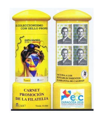 5078CP Carnet Promoción de la Filatelia 2016.