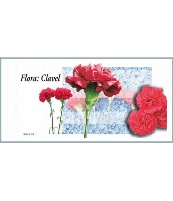 4212c Fauna y Flora CLAVEL (carnet de 100 sellos)