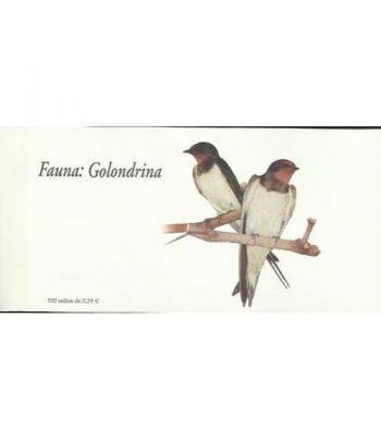 4217c Fauna y Flora GOLONDRINA (carnet de 100 sellos)