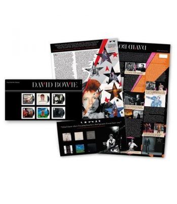 Sellos Música David Bowie. Inglaterra 2017. Pack Presentación.