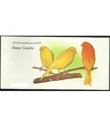 4301c Fauna y Flora CANARIO (carnet de 100 sellos)