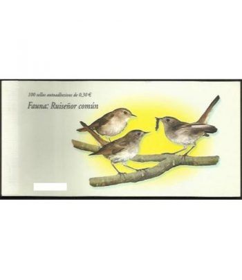 4303c Fauna y Flora RUISEÑOR (carnet de 100 sellos)