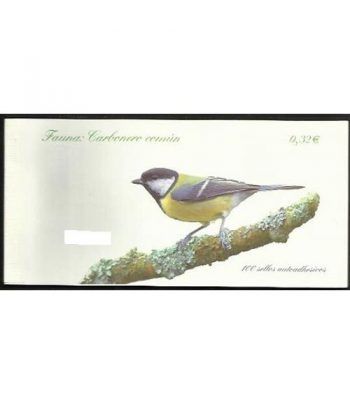 4462C Fauna y Flora 2009 CARBONERO (carnet de 100 sellos)