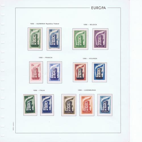 Colección Sellos de Tema Europa 1956/2004.  - 2