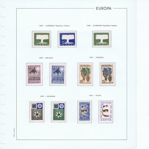 Colección Sellos de Tema Europa 1956/2004.  - 4