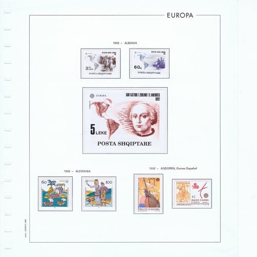 Colección Sellos de Tema Europa 1956/2004.  - 12