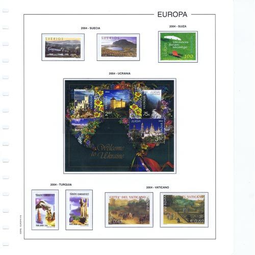 Colección Sellos de Tema Europa 1956/2004.  - 18