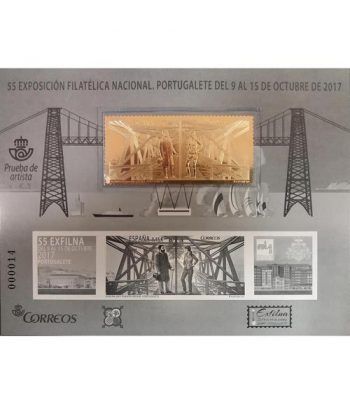 Prueba Lujo 133 Exfilna 2017 Portugalete. Sello oro.