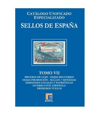 EDIFIL España Serie azul 2017 especializado Tomo VII.