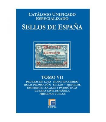 EDIFIL España Serie azul 2017 especializado Tomo VII. Catalogos Filatelia - 2