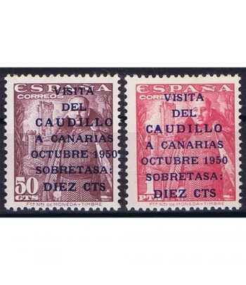 1088/9 Canarias Correo. Marcas de óxido.