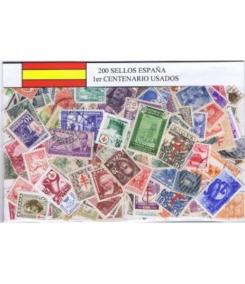 0200 Sellos usados de España Primer Centenario.