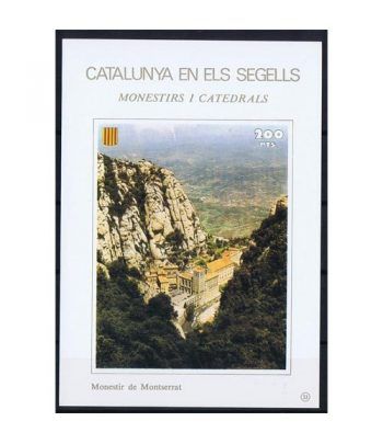 Catalunya en els segells nº053 Monestir Montserrat