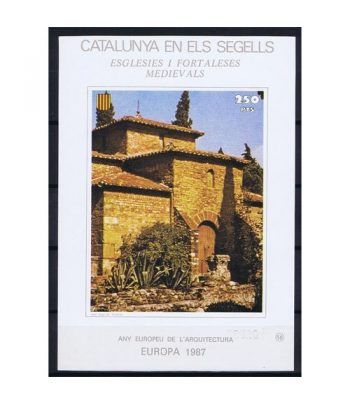 Catalunya en els segells nº058 Sant Pere de Terrassa