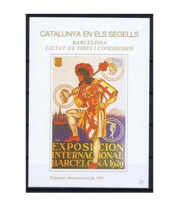 Catalunya en els segells nº073 Exposició Internacional 1929  - 2