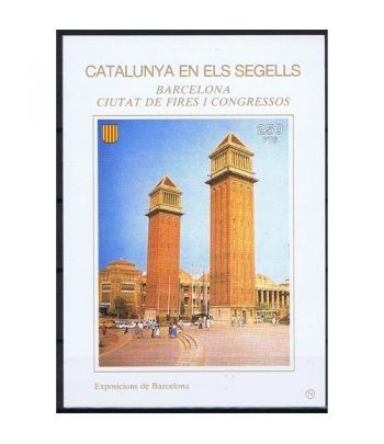 Catalunya en els segells nº074 Exposicions de Barcelona