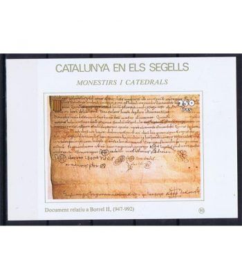 Catalunya en els segells nº093 Document Borrell II