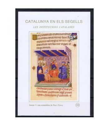 Catalunya en els segells nº100 Jaume I Pau i Treva.
