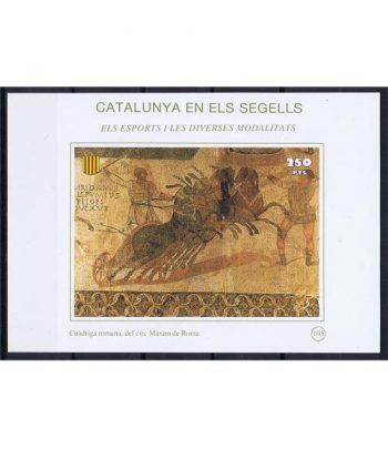 Catalunya en els segells nº105 Cuàdriga Romana