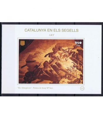 Catalunya en els segells nº112 Pintura Els Almogàvers