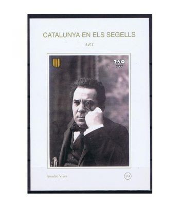 Catalunya en els segells nº114 Amadeu Vives  - 2