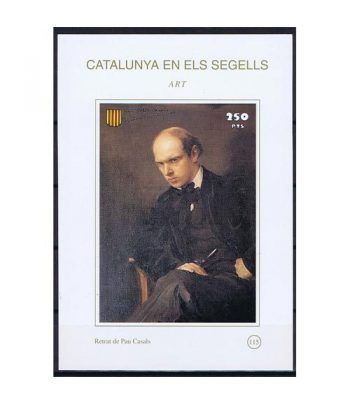 Catalunya en els segells nº115 Retrat de Pau Casals