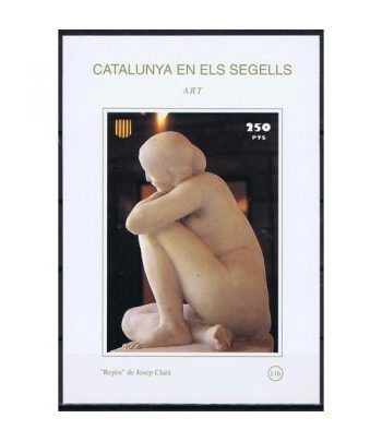 Catalunya en els segells nº116 Repòs de Josep Clarà