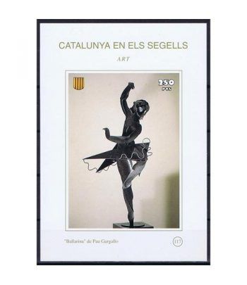 Catalunya en els segells nº117 Ballarina de Pau Gargallo  - 2