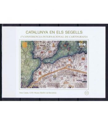 Catalunya en els segells nº122 Atles català S. XIV