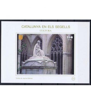 Catalunya en els segells nº124 Tomba de Jaume Balmes