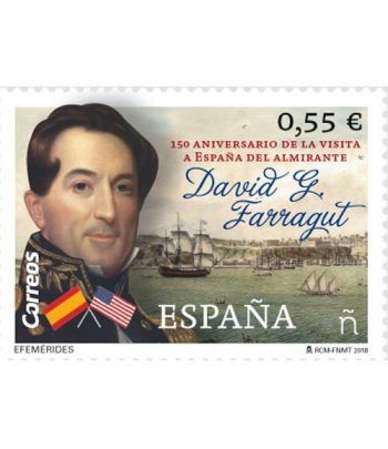 5232 150 Aniversario visita a España del Almirante Farrragut