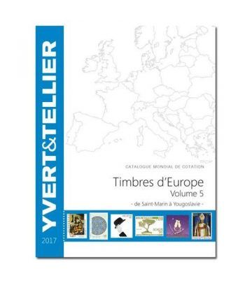 YVERT ET TELLIER Europa volumen 5 San Marino-Yugoslavia 2017