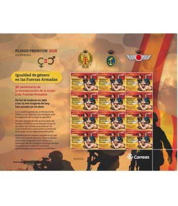 Pliego Premium año 2018 nº 69 Igualdad género Fuerzas Armadas