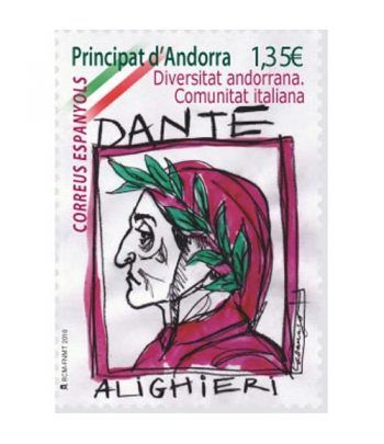 465 Diversidad Andorrana. Comunidad italiana. Dante