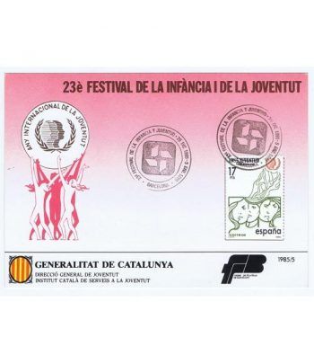 1985 23 Festival de la Infància i la Joventut. Hojita recuerdo