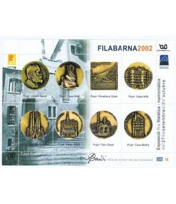 2002 FILABARNA. Hojita recuerdo GAUDI 5/6.