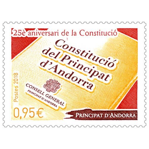 821. 25 Aniversari de la Constitucio Andorra Fsa.
