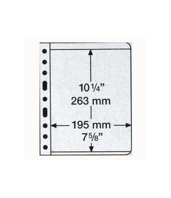 LEUCHTTURM hojas Vario transparentes. Hojas 1 departamento