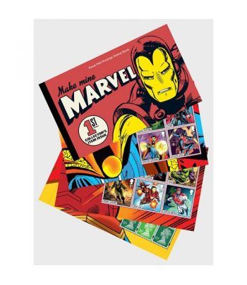 Comics Gran Bretaña 2019 Marvel. Prestige Stamp Book.