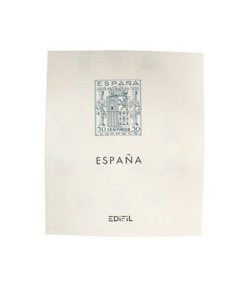 Edifil España 1936/49 montado con estuches