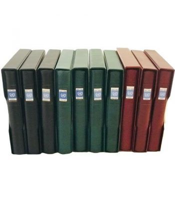 Colección Sellos de Naciones Unidas 1951/2017. 10 albumes.