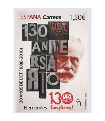 5330 Efemérides. 130 Años de UGT (1888-2018)