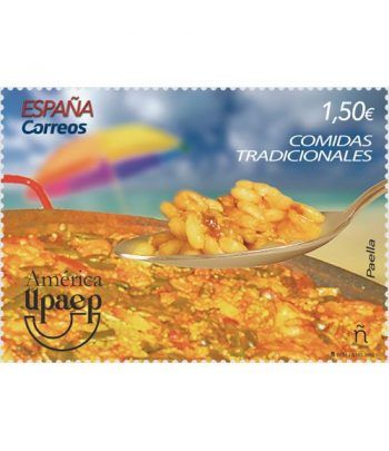 5348 América UPAEP. Comidas tradicionales. Paella