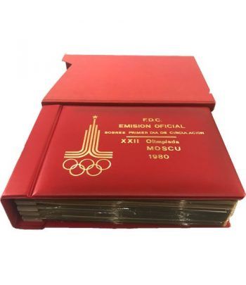 Colección Sobres Primer Dia XXII Olimpiada Moscu 1980. 49 sobres